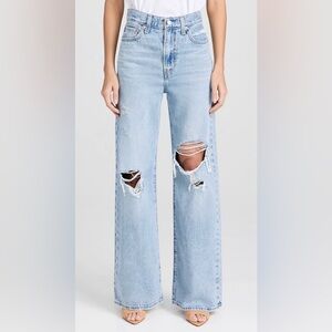 Distressed Light Blue Women's Jeans